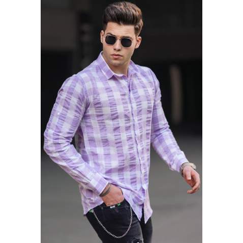 Madmext Men Lilac Shirt 4941