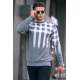 Anthracite Printed Sweatshirt 6031 - Antrasit