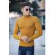 Madmext Yellow Turtleneck Jumper 4352 - Sarı