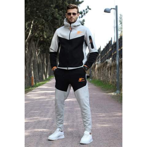 Madmext Men Gray Tracksuit 5697 - Gri