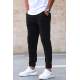 Madmext Men Plain Black Sweatpants 5424 - Siyah