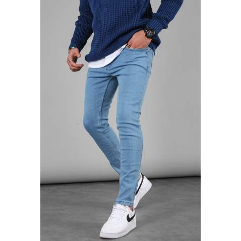 Skin Fit Blue Jeans For Men - Mavi