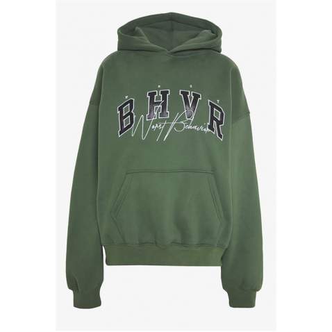 Madmext Men Dark Green Sweatshirt 5344 - Koyu yeşil