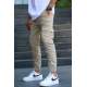 Men Cargo Beige Trousers 5437 - Bej