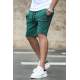 Madmext Green Zipper Detailed Shorts 4226 - Yeşil