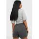 Mad Girls Anthracite Shorts MG1293 - Antrasit