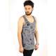 Madmext Black Printed T-shirt for Men 2319 - Siyah