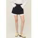 Women Black Basic Mini Skirt - Siyah