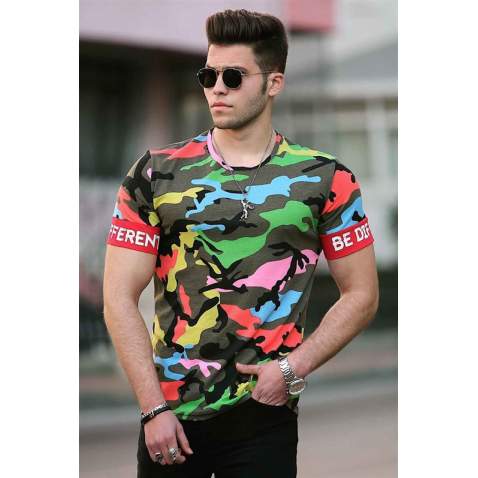 Madmext Camouflage T-shirt for Men-3 4022 - Kamuflaj