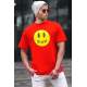 Madmext Printed Red T-shirt for Men 5206 - Kırmızı