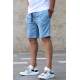 Madmext Men Blue Plain Shorts 5173 - Mavi