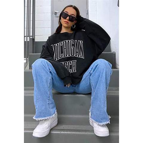 Mad Girls Anthracite Sweatshirt MG922