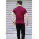 Men Maroon Polo T-Shirt - Bordo