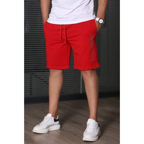 Madmext Red Capri Shorts 5403 - Kırmızı