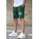 Madmext Green Nasa Printed Capri for Men 4248 - Yeşil