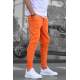 Madmext Men Elastic Bottom Orange Sweatpants 4821 - Turuncu