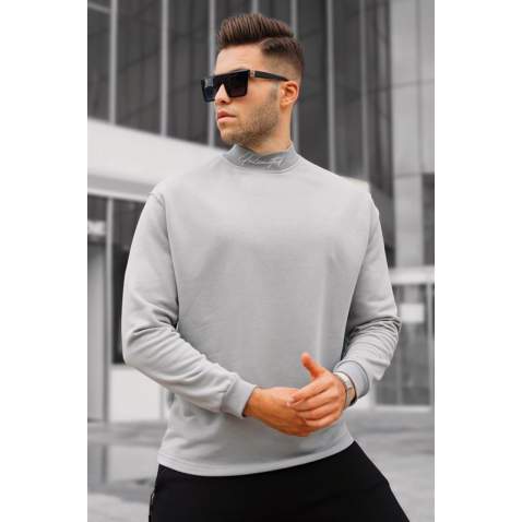 Madmext Men Dye Gray Sweatshirt 5329 - Boyalı gri