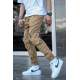 Madmext Men Cargo Tan Brown Trousers 5650 - Taba