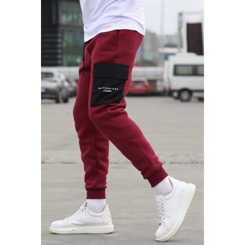 Maroon Jogger Sweatpants 5475 - Bordo