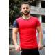 Madmext Maroon Printed T-shirt for Men 4021 - Bordo