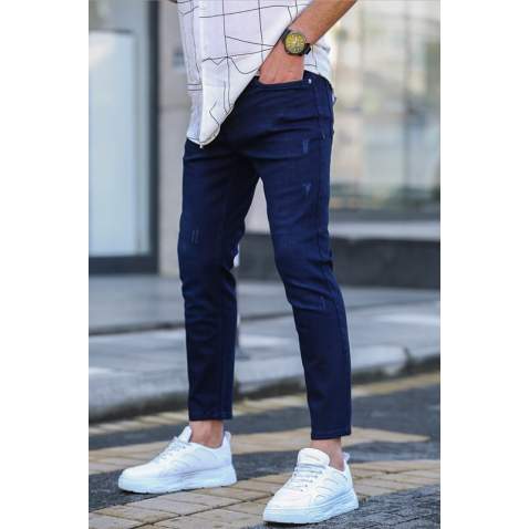 Men Navy Blue Jeans 5752 - Lacivert