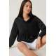 Mad Girls Black Women's Sweatshirt MG827 - Siyah