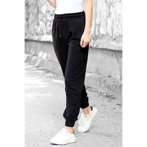 Mad Girls Black Sweatpants MG1013 - Siyah