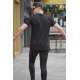 Madmext Men Black T-shirt 5367 - Siyah