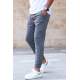 Madmext Men Plain Smoke Gray Sweatpants 5424 - Füme