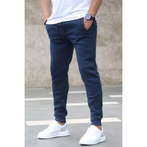 Madmext Men Plain Navy Blue Sweatpants 4210 - Lacivert