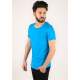 Madmext Men Basic Blue T-shirt 2308 - Mavi