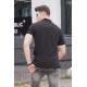 Men Black Polo T-Shirt 5819 - Siyah