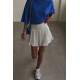 Mad Girls Pleated White Skirt MG1385 - Beyaz