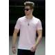 Madmext Soft Pink T-shirt for Men 4521 - Pudra