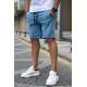 Madmext Men Blue Shorts 4842 - Mavi