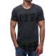 Madmext Men Printed Anthracite T-shirt 2576 - Antrasit