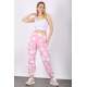 Mad Girls Pink Dalmatians Sweatpants MG1147 - Pembe