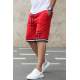 Madmext Men Regular Fit Maroon Shorts 5405 - Bordo