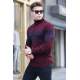 Maroon Turtleneck Knitwear Sweater 5970 - Bordo