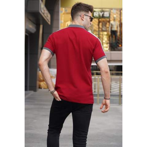 Maroon Polo T-Shirt 5888 - Bordo