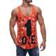 Madmext Orange Printed T-shirt for Men 2626 - Turuncu