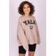 Mad Girls Beige Sweatshirt MG1208 - Bej