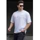 Madmext Men White T-shirt 4968 - Beyaz