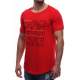 Madmext Red Printed T-shirt for Men 2620 - Kırmızı