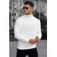 Madmext Men Turtleneck Ecru Sweater 5317 - Ekru