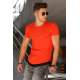 Madmext Orange Basic T-shirt for Men 4465 - Turuncu