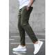 Madmext Men Khaki Jogger Trousers 4242 - Haki