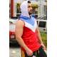 Madmext Men Sleeveless Red Hoodie 2897 - Kırmızı