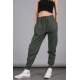 Mad Girls Khaki Basic Sweatpants MG090 - Haki