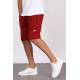 Madmext Men Maroon Capri Shorts 5443 - Bordo